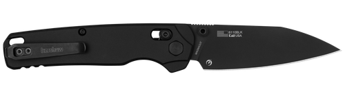 Kershaw Bel Air XL Folding Knife 3.4" CPM MagnaCut Black PVD Blade, Black Anodized Aluminum Handle