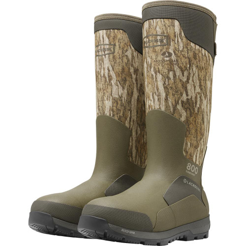 LaCrosse Alphaburly Aero 17" Men's Hunting Boots 800G Mossy Oak Bottomland