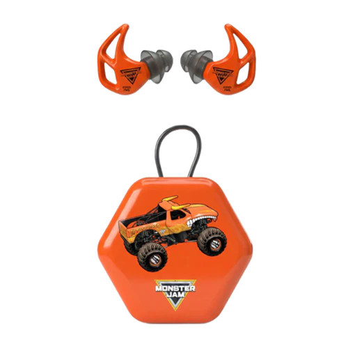 Axil Monster Jam X20 Passive Ear Plugs 17dB/19dB - El Toro Loco Orange