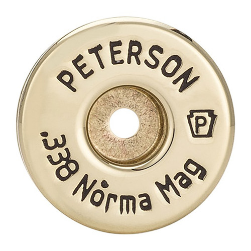 Peterson Cartridge 338 Norma Mag Brass Box of 250