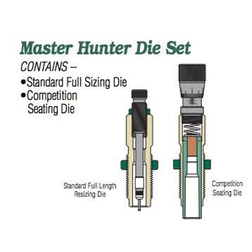 Redding Master Hunter 22-250 Remington Full Length Sizing, Micrometer Bullet Seating 2 Die Set Redding Master Hunter 22-250 Remington Full Length Sizing, Micrometer Bullet Seating 2 Die Set