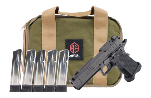 Alpha Foxtrot AF1911 Romulus 9mm 4.25" DLC Black 20+1