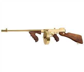 Auto-Ordnance 1927A-1 45ACP 50RD TITANIUM GOLD PLATE