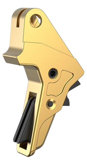 Tyrant CNC TDMPTRIGFSCGOLD/BLK Trigger for Smith & Wesson M&P 1.0/2.0 Full-Size and Compact Gold/Black