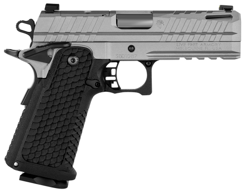 Live Free Armory Apollo 11 Compact 9mm Pistol 4.15" Ported Barrel Gray