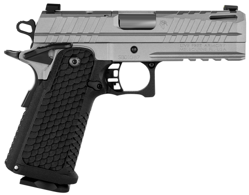 Live Free Armory Apollo 11 Compact 9mm Pistol 4.15" Ported Barrel Gray