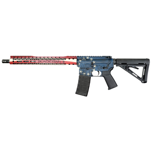 Black Rain Ordnance Spec+ Semi Automatic Rifle 5.56 NATO 16" Betsy Ross Flag Finish Black Rain Ordnance Spec+ Semi Automatic Rifle 5.56 NATO 16" Betsy Ross Flag Finish
