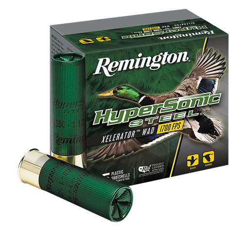 Remington HyperSonic 12 Gauge Ammo 3" #BB Steel Shot 1-1/4 oz Box of 25