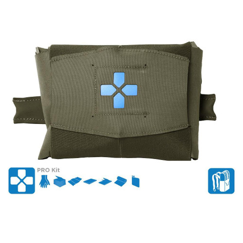Blue Force Gear Micro Trauma Kit Plus Ranger Green (Includes Advanced Supplies)