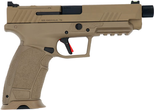 SDS Tisas PX-9 Gen 3 Tactical 9mm Luger Pistol 5.1" Threaded Barrel 18+20 Rounds Flat Dark Earth
