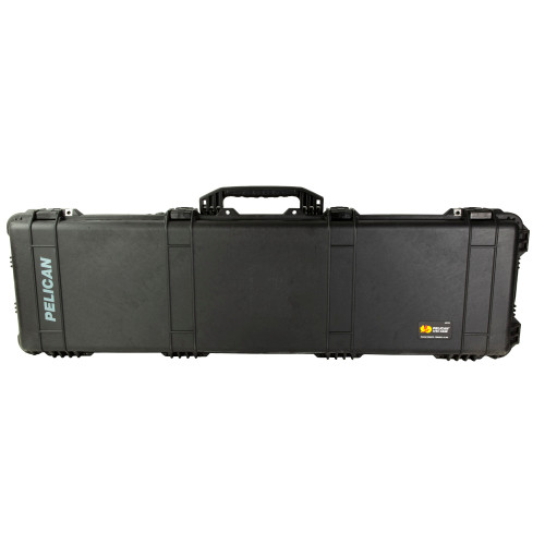 Pelican 1750 Gen 2 Scoped Rifle Case with Solid Foam Insert and Wheels 56" Polymer Black - Image 1