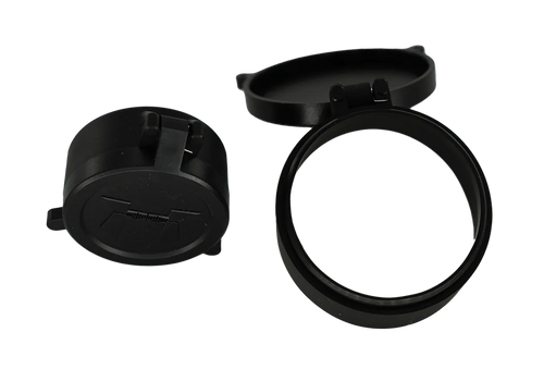Huskemaw Optics 20SFC520T Tactical Flip-Up Lens Caps 50mm Black