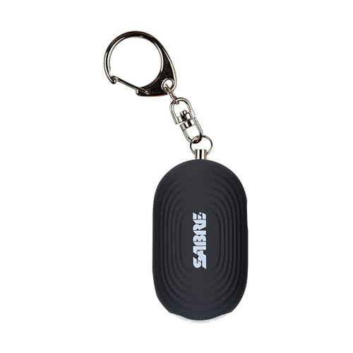 Sabre 2-in-1 Personal Alarm with LED Light and Snap Hook Black