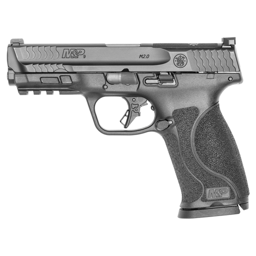 Smith & Wesson M&P M2.0 9mm Luger Pistol 4.25" Barrel 17+1 Round Black (No Thumb Safety)