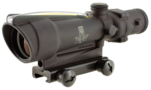 Trijicon ACOG 3.5x35mm Rifle Scope Amber Chevron BAC Reticle Matte Black