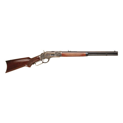Cimarron Firearms 1873 Short Lever Action Rifle 357 Magnum 20" Blued Barrel Case Hardened Frame Walnut Field Stock