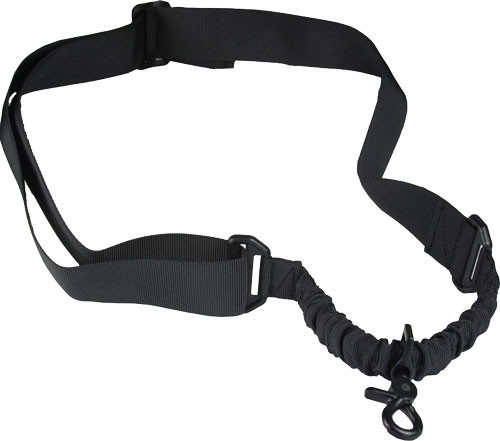 J&E Machine Tech 1-Point Bungee Rifle Sling Black
