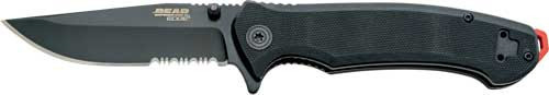Bear & Son Pattern 112 Pocket Knife 3.5" Spring Assist Serrated Blade