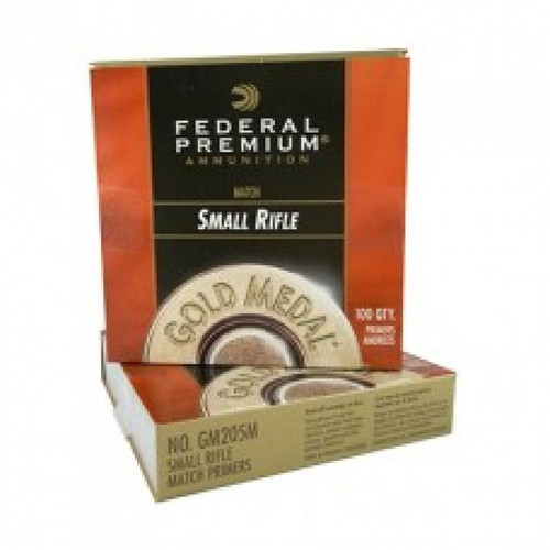 Federal GM205M Premium Gold Medal Small Rifle Primers 1000 total packed 10 boxes of 100