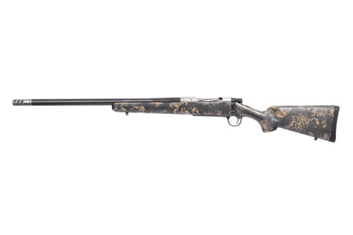 Christensen Arms Ridgeline FFT Bolt Action Rifle 6.5 PRC 20" Left Hand Carbon Fiber Threaded Barrel Stainless Frame Green and Black/Tan Field Stock