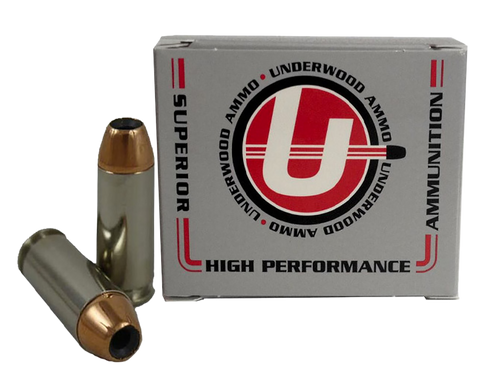 Underwood 10mm Auto Ammo 135 Grain Nosler Sporting Handgun Jacketed Hollow Point Box of 20