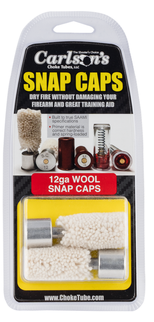 Carlson's Snap Cap 12 Gauge Wool 2PK Carlson's Snap Cap 12 Gauge Wool 2PK