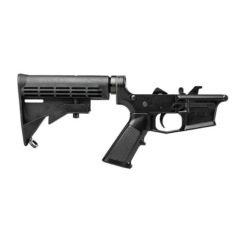 Aero Precision EPC-9 9mm/.40 S&W Carbine Complete Lower Receiver with A2 Grip & M4 Stock Black
