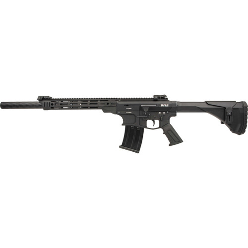 Derya DY12 Semi-Automatic 12 Gauge Shotgun 18" Barrel Black
