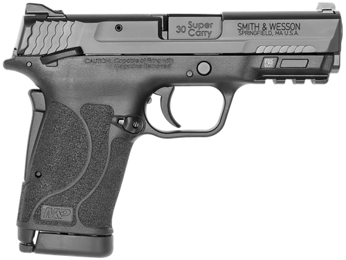 Smith & Wesson Shield EZ .30 Super Carry Pistol 3.675" Barrel 10+1 Round Black (Grip Safety, Easy Rack Slide)