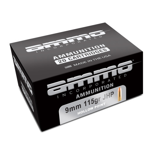 Ammo Inc 9mm 115gr XTP JHP Box of 20