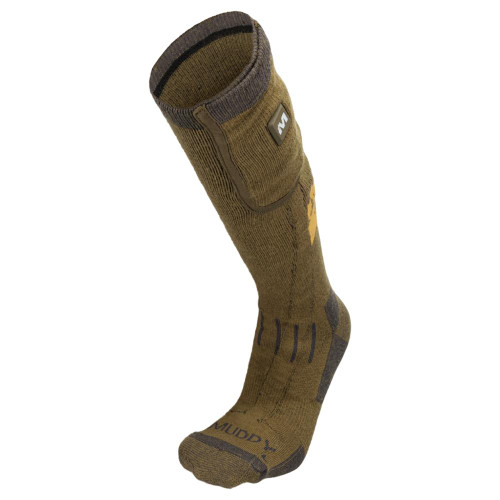 Gsm Men's Nucleus Heated Socks Brown Clay Medium/Large