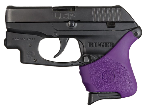 Hogue HandAll Hybrid Grip Ruger LCP Purple Rubber