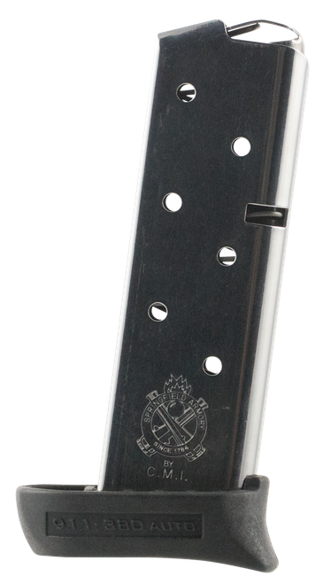 Springfield Armory Magazine 911 .380 ACP 7-Round Stainless Steel with Pinky Extension