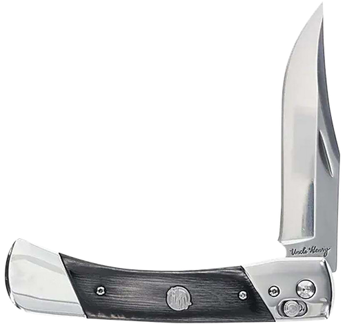 Battenfeld Knives Uncle Henry PLB7 Bear Paw Folding Knife 3-4/5 Inch Clip Point Blade Black