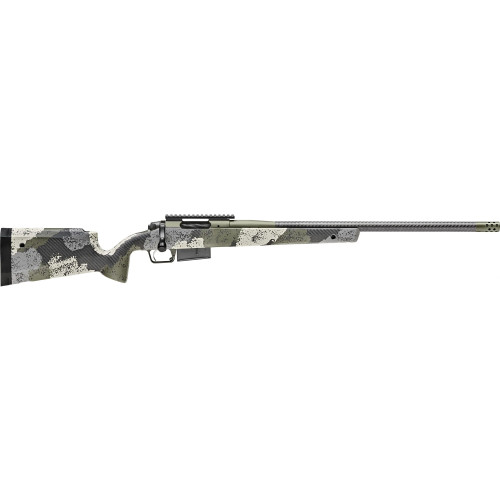 Springfield Armory Model 2020 Waypoint Bolt Action Rifle 300 PRC 24" Carbon Fiber Barrel Evergreen Camo Stock (Adjustable Trigger, 5/8x24 Threaded Muzzle)