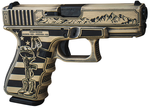 Glock 19 Gen5 MOS 9mm Luger Pistol 4.02" Barrel 15+1 Round Cerakote Glock 19 Gen5 MOS 9mm Luger Pistol 4.02" Barrel 15+1 Round Cerakote
