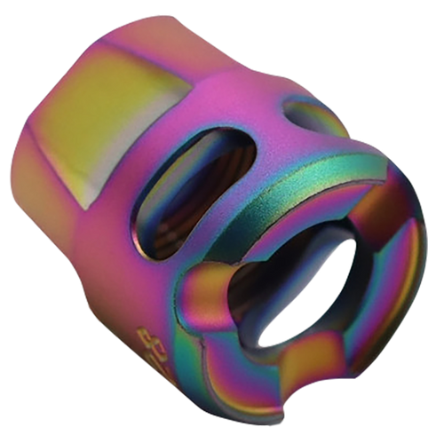 True Precision Y-Micro Comp Compensator 9mm 1/2-28 Threads Stainless Steel Spectrum