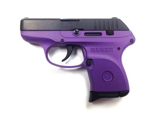 Ruger LCP .380 ACP Pistol 2.75" Barrel 6+1 Round Blued Slide Purple Polymer Frame