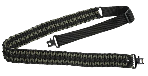 Outdoor Connection Paracord Rifle Sling with Sling Swivel Paracord Black/Gray Outdoor Connection Paracord Rifle Sling with Sling Swivel Paracord Black/Gray