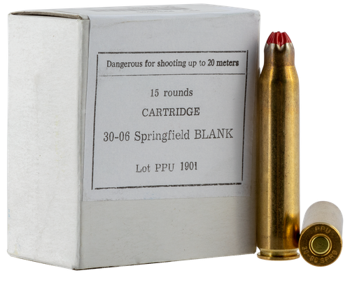 PPU 30-06 Springfield Blank Ammo Box of 15