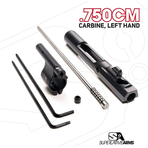 Superlative Arms AR-15 Adjustable Piston System with Clamp-On 0.750 Inch Gas Block Superlative Arms AR-15 Adjustable Piston System with Clamp-On 0.750 Inch Gas Block