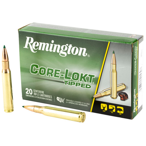 Remington Core-Lokt Tipped 30-06 Springfield Ammo 150 Grain Polymer Tip Box of 20 - Image 1