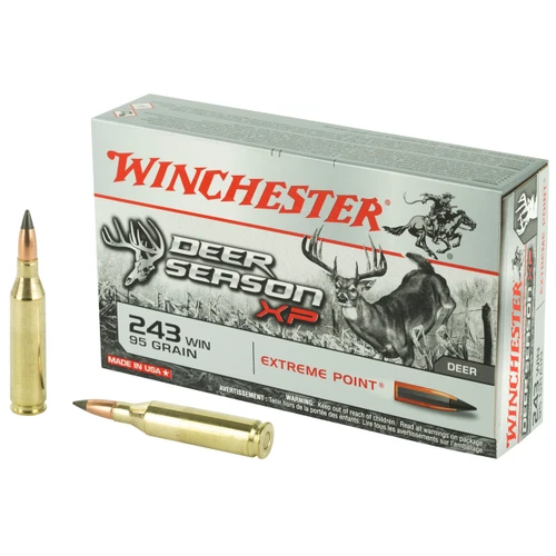 Winchester Deer Season XP 243 Winchester Ammo 95 Grain Extreme Point Box of 20
