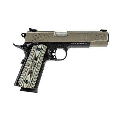 Taurus 1911 .45 ACP Pistol 5" Barrel 8+1 Round Sand Cerakote Slide Black Grip Matte Black Frame