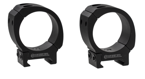 Wheeler Sporter Bi-Weaver 30mm Scope Rings High Black
