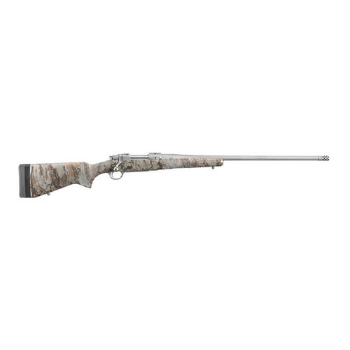 Ruger Hawkeye FTW Hunter Bolt Action Rifle 6.5 Creedmoor 24" Barrel Natural Camo Stock