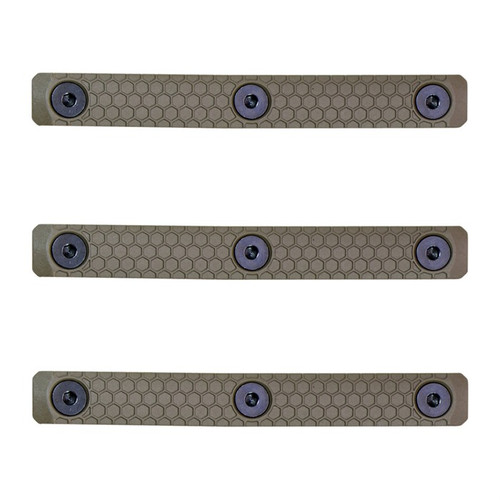Slate Black Industries M-LOK Grip Panels FDE 3-Pack