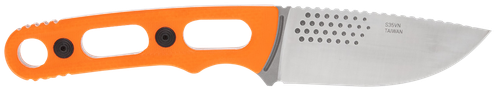 SOG Ether FX Fixed Blade Knife 3.25" Drop Point CPM S35VN Satin Blade G-10 Handle Blaze Orange