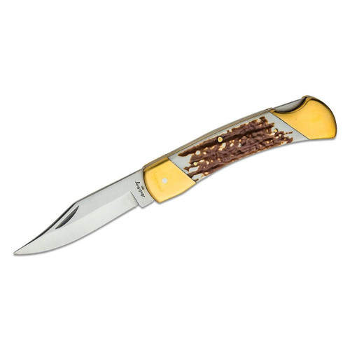 Uncle Henry Bear Paw Next Gen Pocket Knife 3.75" Drop Point 7Cr17MoV Polished Blade Polymer Handle Brown