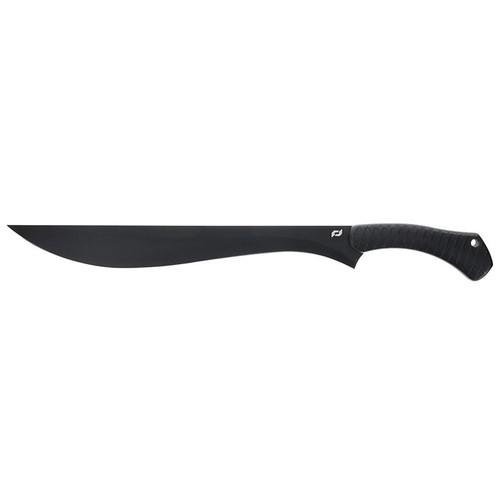 Schrade Decimate Brush Sword Machete 16.25" 3Cr13 Black Blade Rubber Handle Black